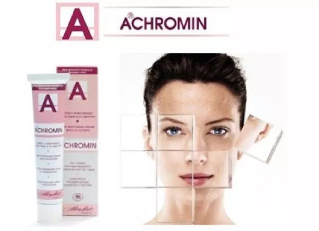 Achromin Whitening Cream Skin Body Neck Hand Lighten Pigmentary Patches Age Spot