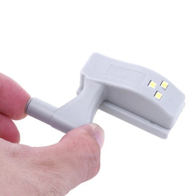 5/10 piezas 12V armario armario armario luces bisagra LED lámpara sensor inteligente