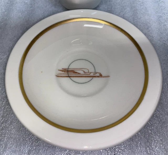 Union Pacific Winged Streamliner Railroad china demitasse C&S Scammels Trenton 2