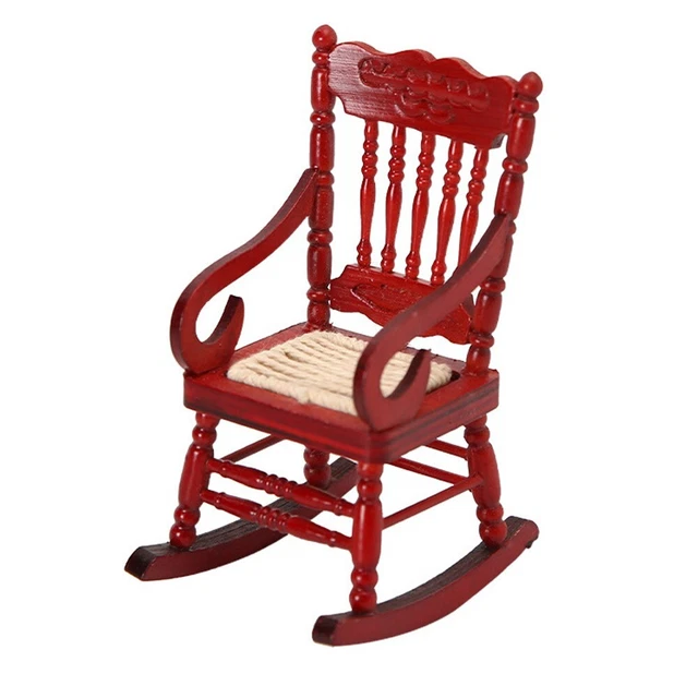 Adorable Miniature Chair for 1 12 Dollhouse Perfect Furniture Accessory