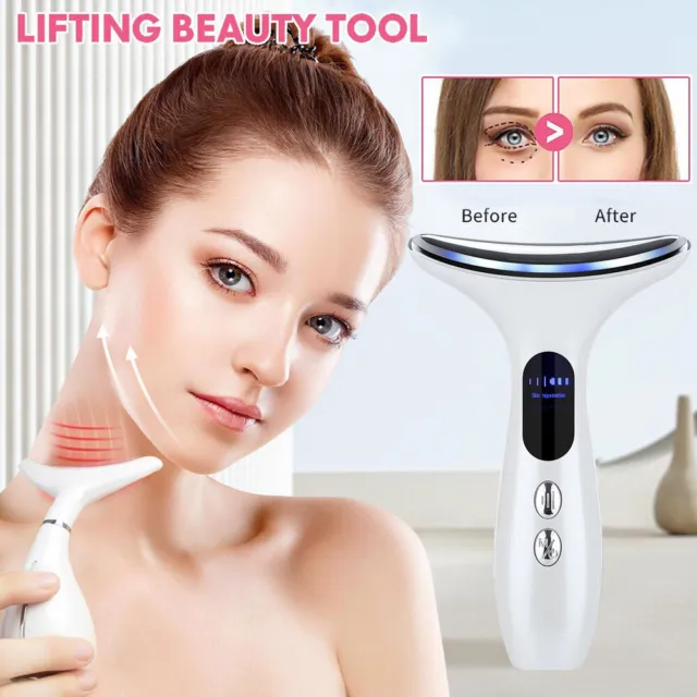 Microcurrent Facial Skin Tightening Lifting  Neck Beauty Machine Wrinkle Remover