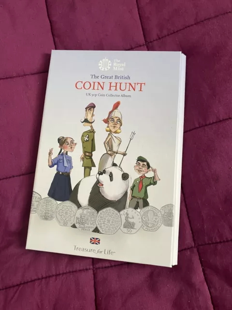 50p Album Royal Mint - LAST ONE -Great British Coin Hunt Official