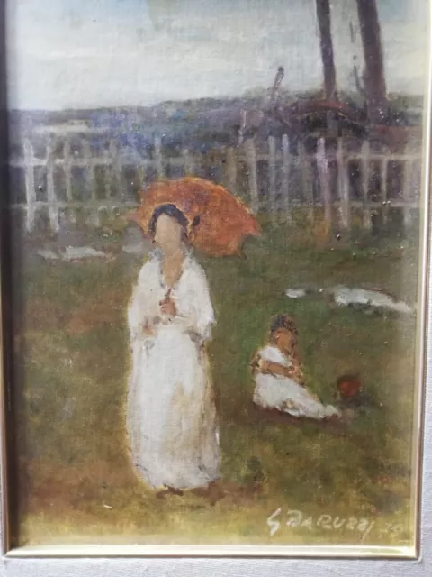 Stupendo Giannino Baruzzi ( 1924-2009) Dipinto Olio 1900!