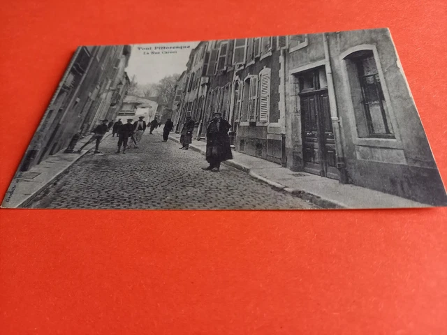 54 Cpa Toul La Rue Carnot