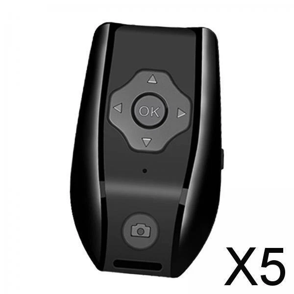 Télécommande Bluetooth Page Turner Anneau - Contrôleur Selfie Et Vidéo Blanc