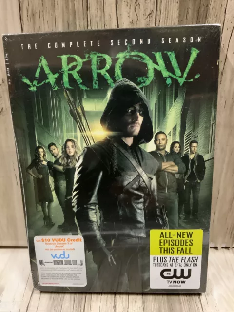 🏹  Arrow: The Complete Second Season 2 (DC) (DVD, 2013)🆕 Sealed