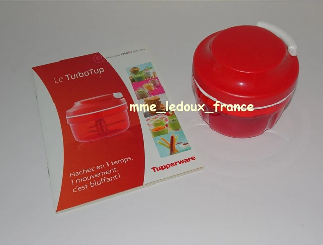 Moulin Universel Tupperware D'occasion - Râpe à Fromage, Chocolat Avec Deux Grilles - Rouge