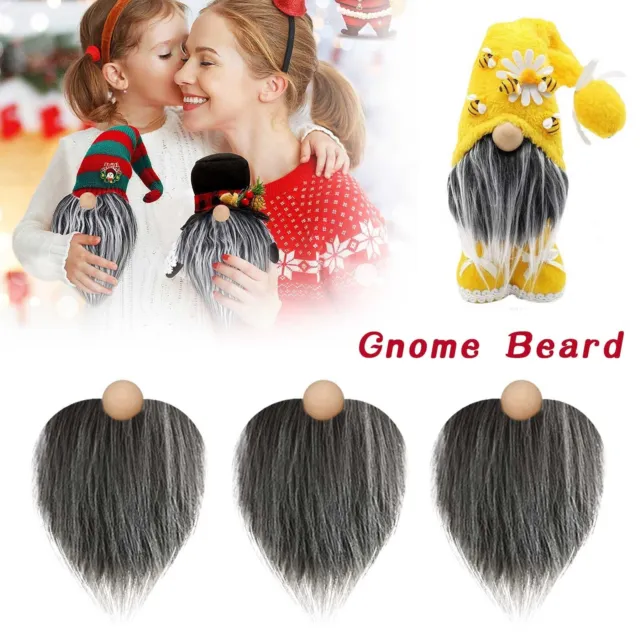 Party Decorations for Women Precut Gnome Beard Faux Pelt Dwarf Beard Handmade