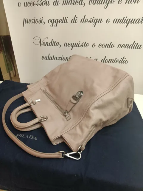 Prada Borsa Shopping Bn1939 Soft Calf Lux Tote Bag Large Grigio Pomice 3