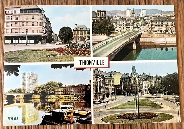 CPA 57 THIONVILLE 4 vues place de la République /du Luxembourg - Editions MAGE