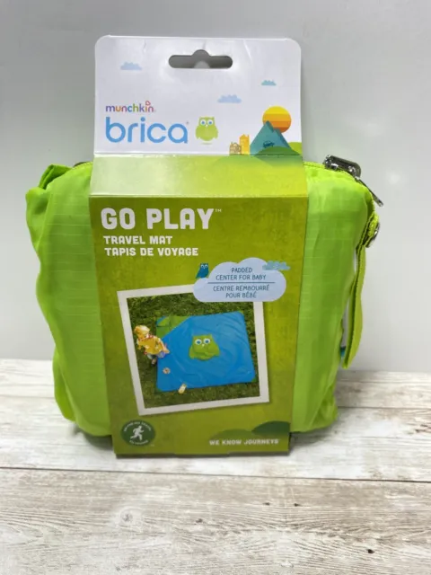 Munchkin Brica "Go Play" Padded Center Travel Play Mat- Waterproof and Portable