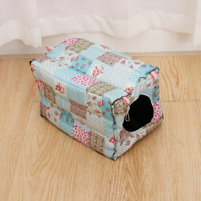 1PC Guinea Pig Bettwäsche Hamster Bett Hedgehog Käfig Guinea Dad Fleece Liner