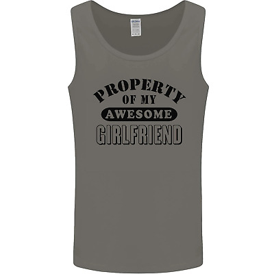 Property of My Awesome Girlfriend Funny Mens Vest Tank Top