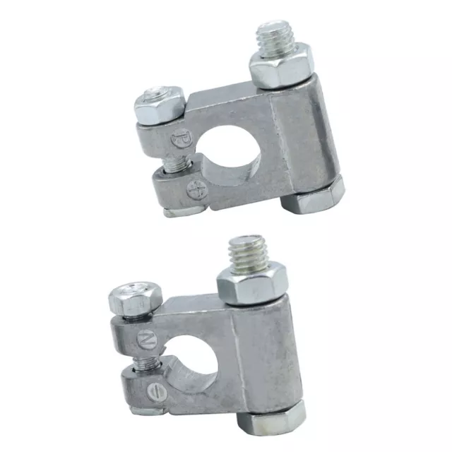 2X Aluminum Alloy Heavy Duty Battery Terminals Clamps A52425-2 A52425-1