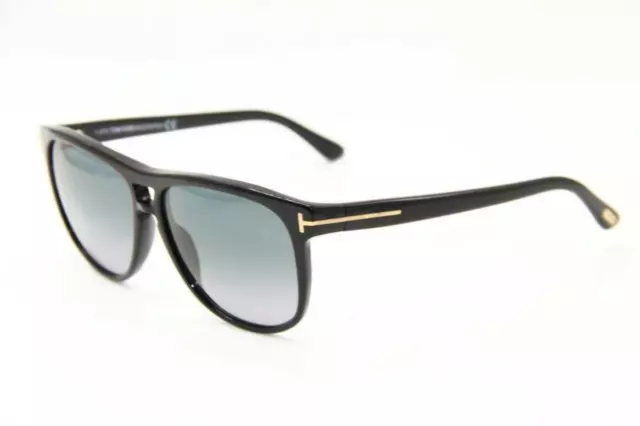 Tom Ford Lennon TF 288 01N Black Gray Blue Gradient Sunglasses Gafas de sol 55mm