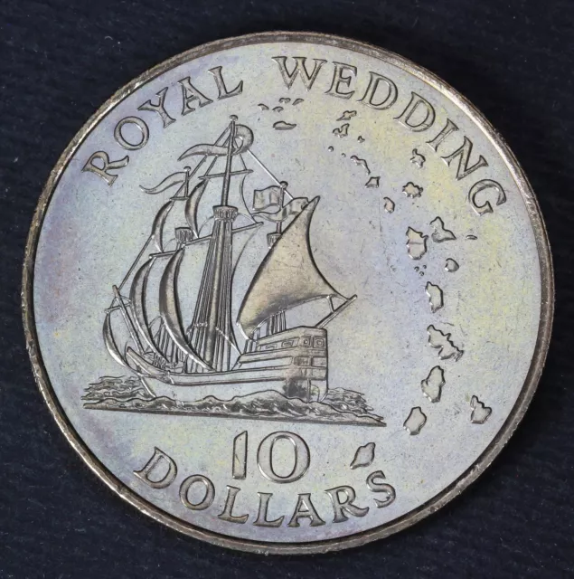 EAST CARIBBEAN TERRITORIES 10 Dollars 1981 - Copper/Nickel - Wedding - XF - 269
