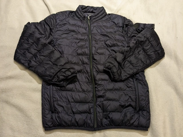 HARVEY JONES Mens Jacket L Large 20.5 p2p Ultralight Blue 90 Down 10 Feather 29.99 PicClick UK