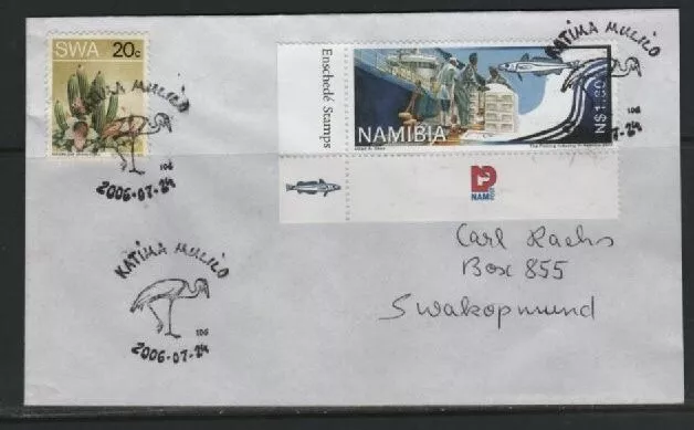 Namibia Katima Mulilo 24.07.2006 Special Postmark Fisihing Industry