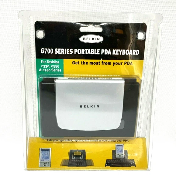 Belkin G700 Series Portable PDA Keyboard For Toshiba e330,e335 & e740 Series New