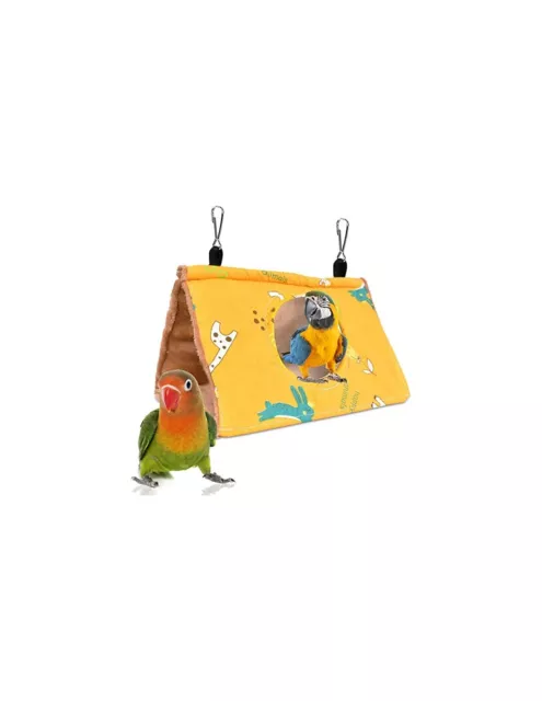 Perroquet Hamac Nid D'Oiseau Hiver Chaud Doux Hamac Cabane Pendaison En Peluche