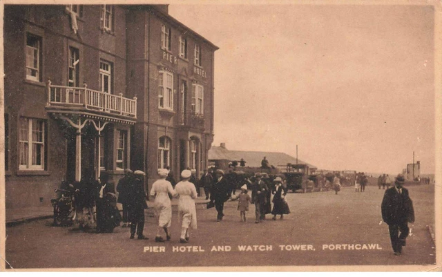 Wales. Aberystwyth, from Constitution Hill. Vintage