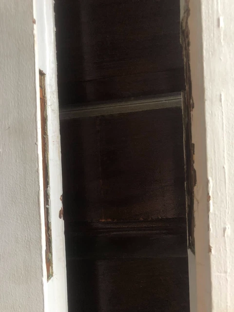 Pair of 12-Pane Antique 30x90” Pocket/French Doors / 1.75" thick / Heavy 7