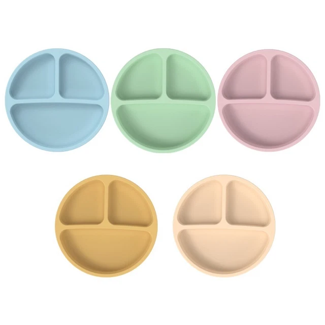 Plate Cookware Dishes Food Tray Baby Suction Plate Storage Tray Silicone Plate