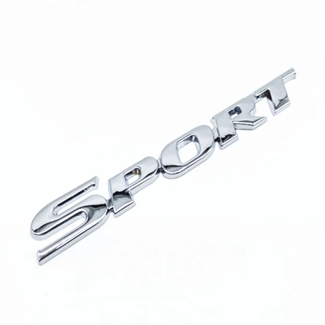 Trunk Fender Door Sticker Emblem Badge Decal 3D Sport Racing Logo Car Decor Trim