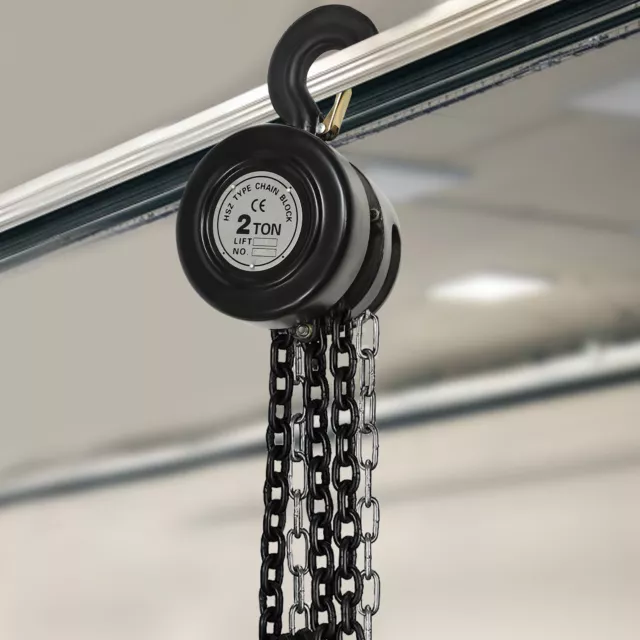 2 Ton Manual Lever Block Chain Hoist Ratchet Type Come Along Puller w/10FT Chain
