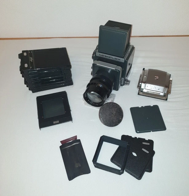 Plaubel Makiflex Kamera + Carl Zeiss Jena Tessar Objektiv