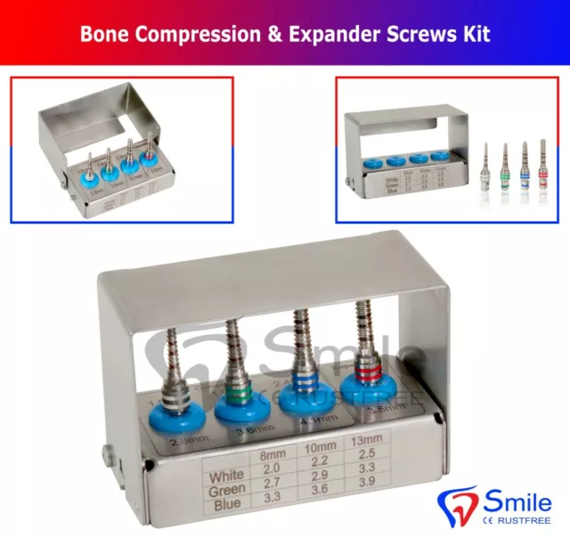 Bone Compression & Expander Kit Dental Implant Sinus Lift Tools CE Smile UK FDA