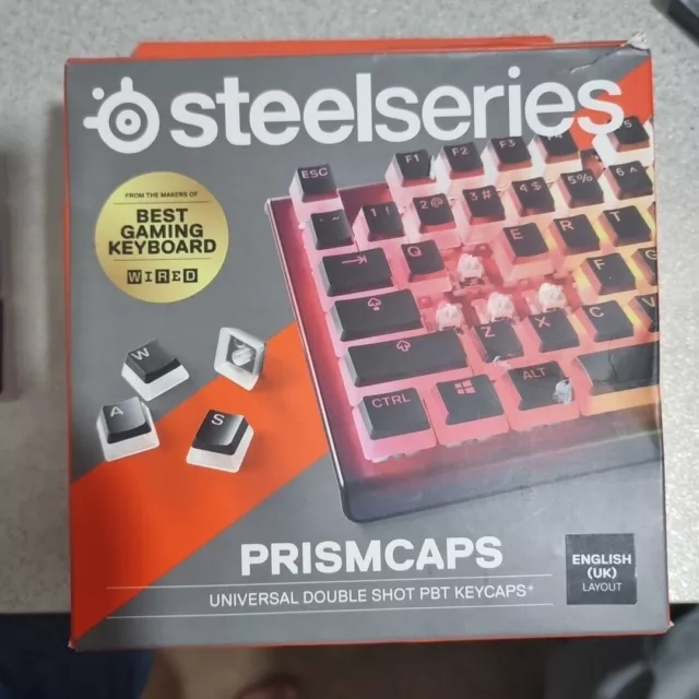 Read Desc SteelSeries PrismCaps, Double Shot Pudding-Style Universal Keycaps