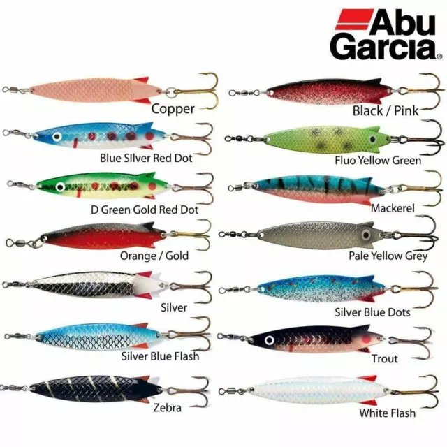 NEW! Abu Garcia Toby Spoon *FULL RANGE* Sea Predator Pike Fishing Lures