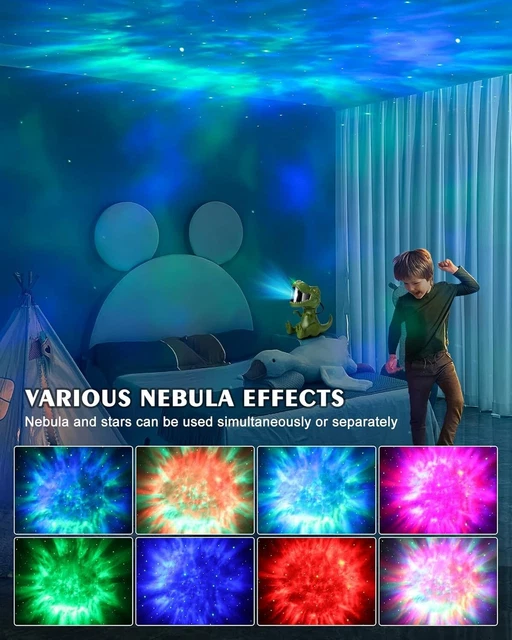 DINOSAUR GALAXY STAR Projector Music Player Bluetooth Kids Night Light