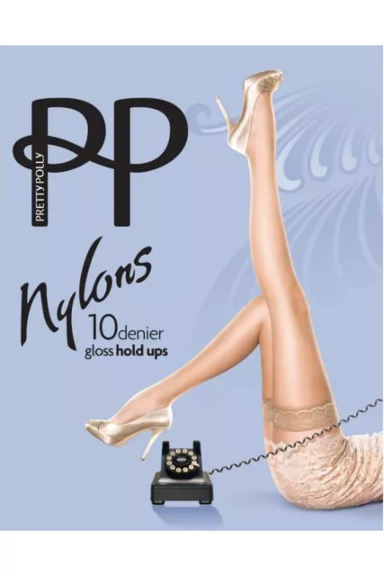 Pretty Polly Nylons 10 Denier Gloss Hold Ups