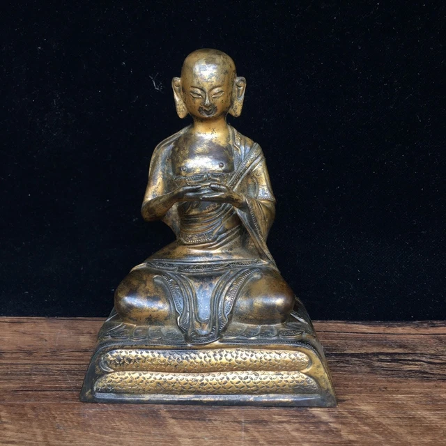 Chinese Exquisite Handmade Buddha Bronze Statue