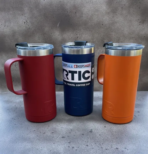 RTIC 16oz Coffee Mug w/Handle Portable Travel Thermal Cup Vacuum insulated (NEW)