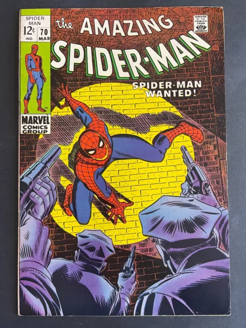 Amazing Spider-Man #70 Vanessa Fisk Marvel 1969 Comics