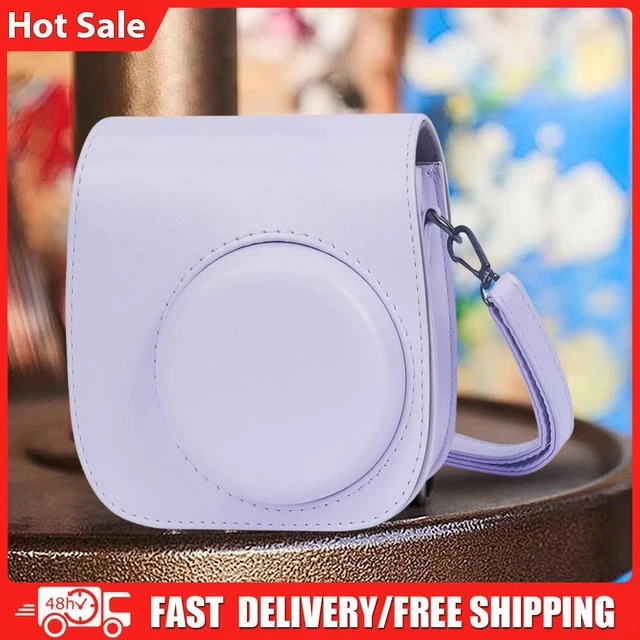 7 in 1 Camera Accessories Kit Album Camera Bag for Instax Mini 12 (Purple)