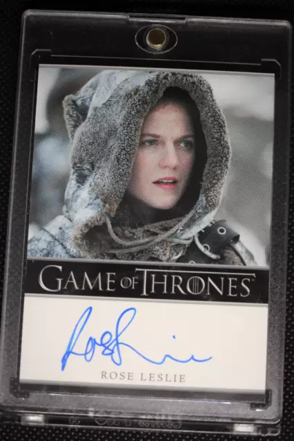 2014 Game of Thrones Season 3 AUTO AUTOGRAPH Rose Leslie As Ygritte