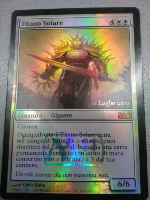 TITANO SOLARE Sun titan *FOIL* PROMO x 1 ITA MTG M11 CORE SET 2011 MAGIC NM