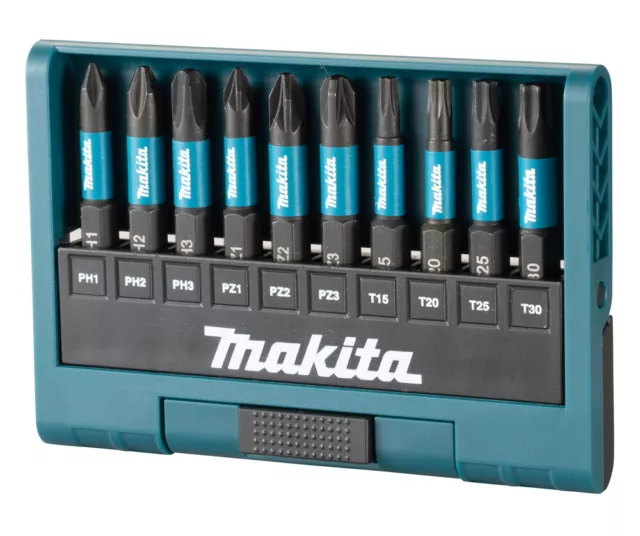 Makita E-12011 Impact Black-Bit-Set 10-teilig Ph / Pz / T 0423 8734