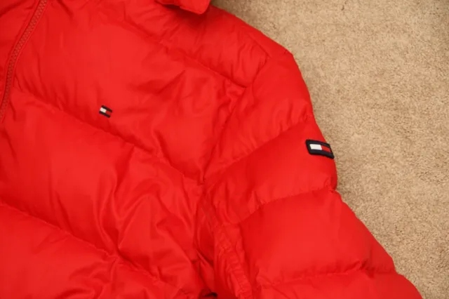 Tommy Hilfiger Boys Winter Warm Jacket Coat 176 Puffa Red 8