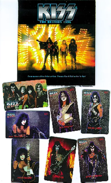 KISS MY ACCESS PHONE CARD BOOKLET SET OF 5x25$ CARDS+2 FREE USA 96  V136605 EUR 50,00 PicClick FR