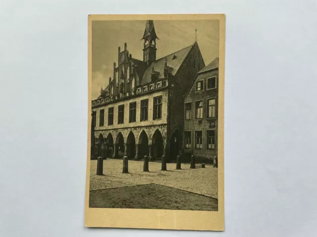 AK Coesfeld, Rathaus und Haus Westmark = Stadtbücherei, ca. 1925, nicht gelaufen