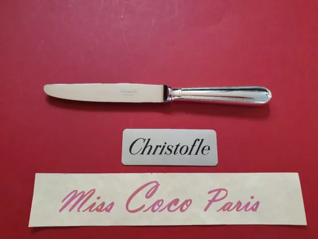 Messer Tisch Christofle Frankreich Albi 24,5 CM Sehr Bel Zustand Metall Silbern