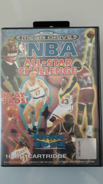 Jeu SEGA MEGADRIVE NBA ALL-STAR CHALLENGE en boîte sans notice (N°755)