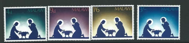 Malawi Sg290/3 1967 Christmas Mnh