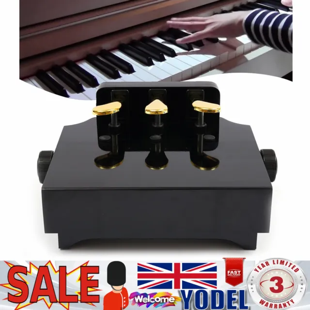 Adjustable Kids Piano Pedal Extender Bench Sustain Keyboard Foot Damper Pedal UK