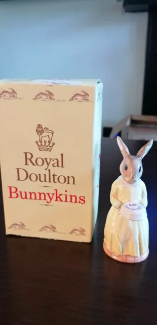 Royal Doulton. 60th Wedding Anniversary  Bunnykins Figurine DB137 BOXED 1993